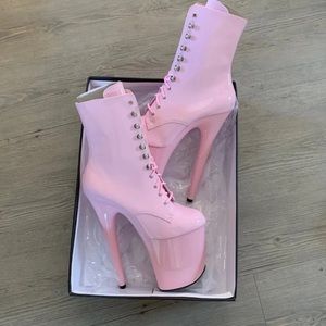 Flamingo 1020 Baby Pink pleaser boots